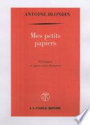 Mes petits papiers