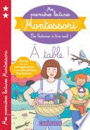 Mes premières lectures Montessori - A table