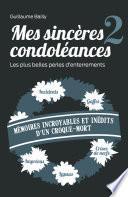Mes sincères condoléances 2.