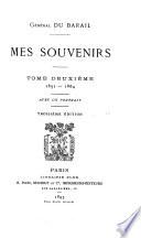 Mes souvenirs...: 1851-1864. 3. éd