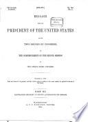 Message from the President of the United States to the Two Houses of Congress