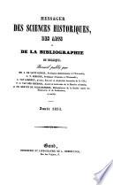 Messager des sciences historiques