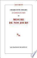 Mesure de nos jours