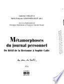 Métamorphoses du journal personnel