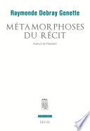 Métamorphoses du récit