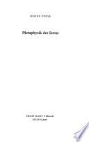 Metaphysik des Sexus