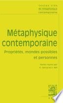 Métaphysique contemporaine