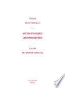 Métaphysiques cosmomorphes
