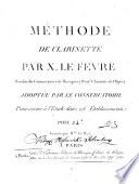 Méthode de Clarinette