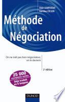 Méthode de négociation - 2e éd.