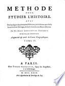 Méthode pour étudier l'histoire
