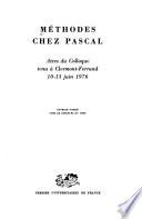 Méthodes chez Pascal