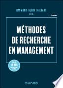 Méthodes de recherche en management - 5e éd.