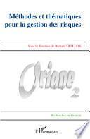 Méthodes et thématiques pour la gestion des risques
