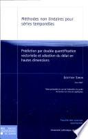 Méthodes non linéaires pour séries temporelles