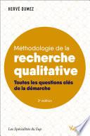Méthodologie de la recherche qualitative