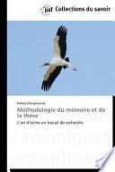 Méthodologie du mémoire et de la thèse