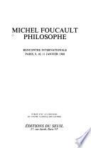 Michel Foucault, philosophe