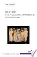 Michel Henry et le problème de la communauté