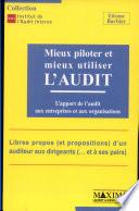 Mieux piloter et mieux utiliser l'audit