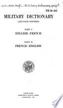 Military Dictionary (advance Edition)