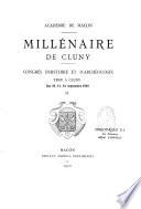 Millénaire de Cluny