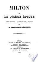 Milton et la poésie épique