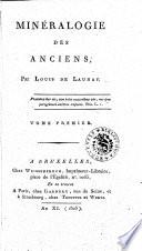 Minéralogie des anciens