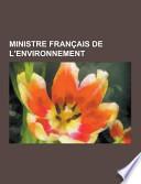 Ministre Français de L'Environnement