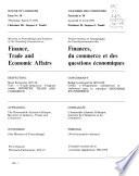 Minutes of Proceedings and Evidence of the Standing Committee on Finance, Trade and Economic Affairs