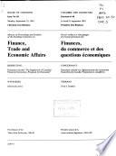 Minutes of Proceedings and Evidence of the Standing Committee on Finance, Trade and Economic Affairs