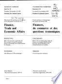 Minutes of Proceedings and Evidence of the Standing Committee on Finance, Trade and Economic Affairs