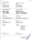 Minutes of Proceedings and Evidence of the Standing Committee on Justice and Legal Affairs