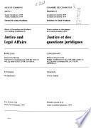 Minutes of Proceedings and Evidence of the Standing Committee on Justice and Legal Affairs