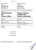 Minutes of Proceedings and Evidence of the Standing Committee on National Defence and Veterans Affairs