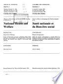 Minutes of Proceedings and Evidence of the Standing Committee on National Health and Welfare