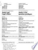 Minutes of Proceedings of the Standing Committee on Justice and Legal Affairs