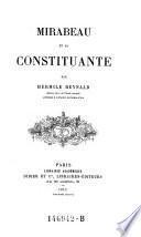 Mirabeau et la Constutuante