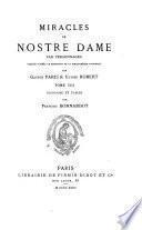 Miracles de nostre dame par personnages