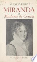 Miranda et Madame de Custine
