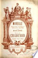 Mireille. Opéra en 5 actes ... Partition chant et piano