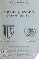 Miscellanées ubayennes
