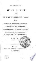 MISCELLANEOUS WORKS OF EDWARD GIBBON, Esquire