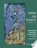 Mise au Point
