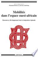 Mobilités dans l'espace ouest-africain