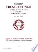 Modern French Songs