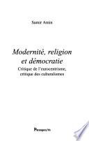 Modernité, religion et démocratie
