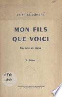 Mon fils que voici