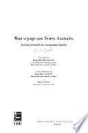 Mon voyage aux terres australes