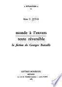 Monde à l'envers, texte réversible